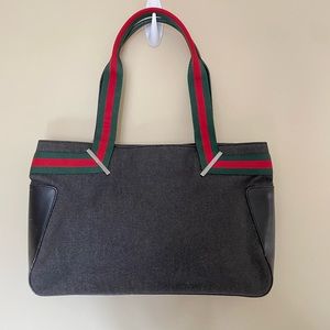 Authentic Gucci denim tote 🖤